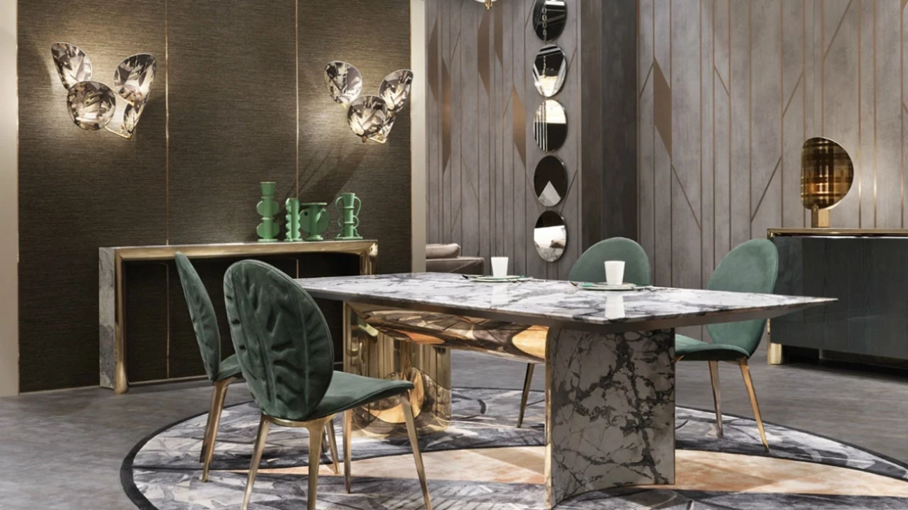 دیزاین منزل با سنگ مرمر