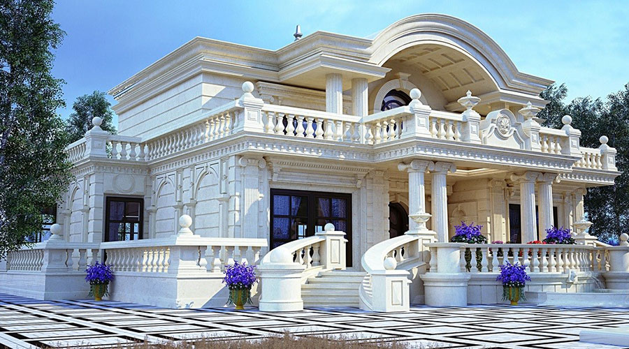 طراحی ویلا کلاسیک