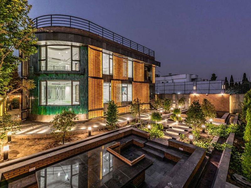 طراحی فضای سبز ویلا در تبریز