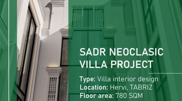 طراحی ویلا نئوکلاسیک صدر