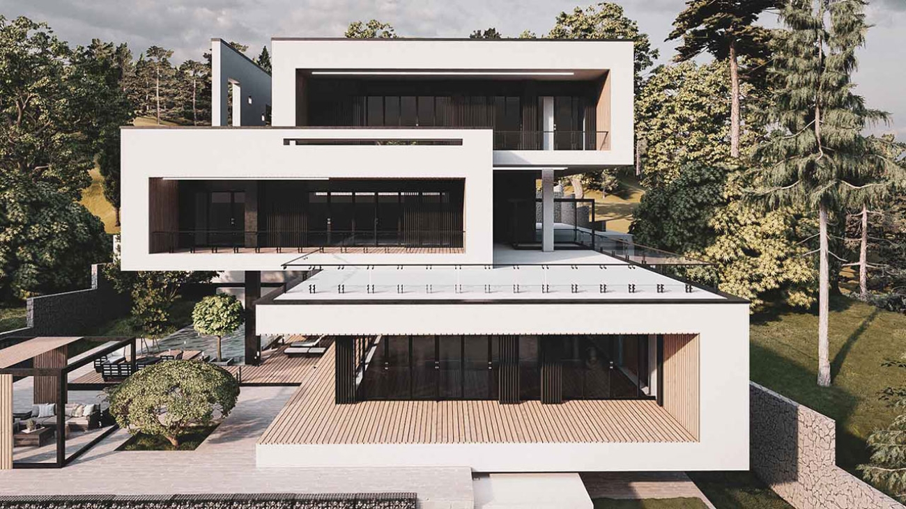 طراحی خانه تریبلکس در سرعین