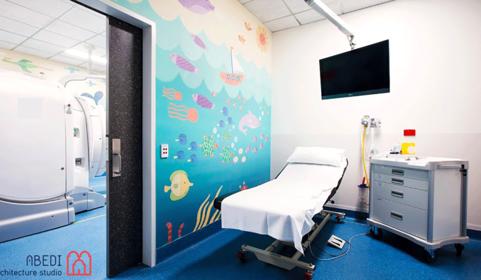 معماری داخلی بیمارستان